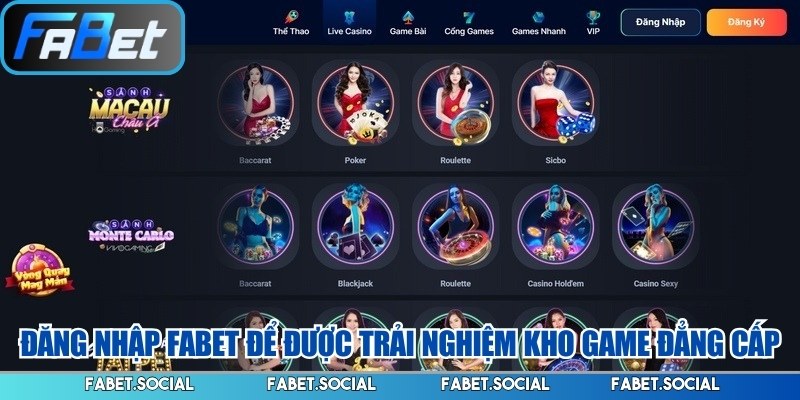 Đăng Nhập Fabet - Thỏa Sức Tham Gia Cá Cược Online Đăng nhập FABET để được trải nghiệm kho game đẳng cấp