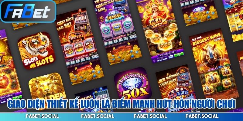 Giao diện thiết kế luôn là điểm mạnh hút hồn người chơi
