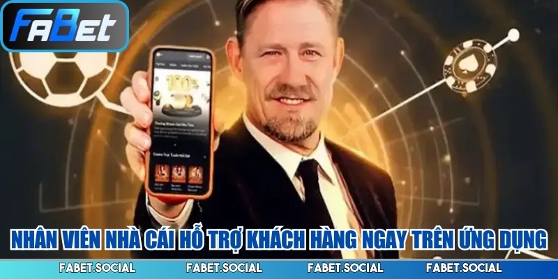 Tải App FABET: Cơ Hội Trải Nghiệm Ứng Dụng Hiện Đại Nhân viên nhà cái hỗ trợ khách hàng ngay trên ứng dụng