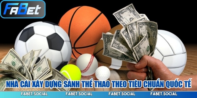 Nhà cái xây dựng sảnh thể thao theo tiêu chuẩn quốc tế